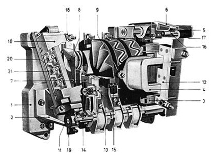 Воздушный контактор ES-250/3 250А 220В ТГЛ 12 361