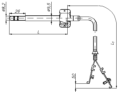 Рис. 6 - размеры ТХА-1368