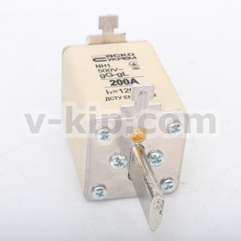 Предохранитель 200а nh1 gL gG 500v l1=120KA фото 2